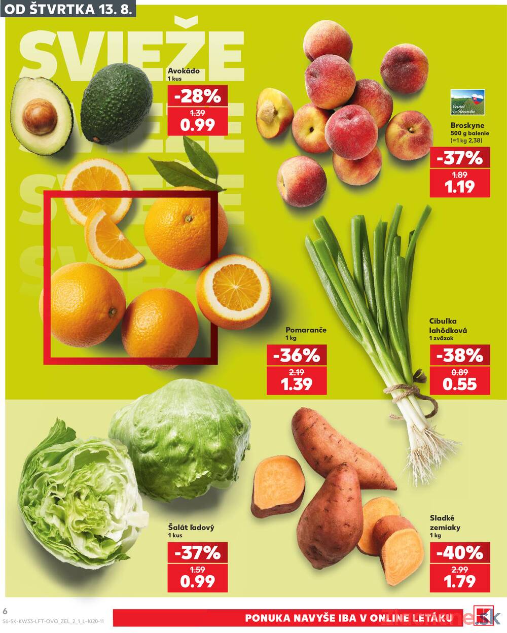 Kaufland 13.8. - 19.8. - Kaufland Rožňava