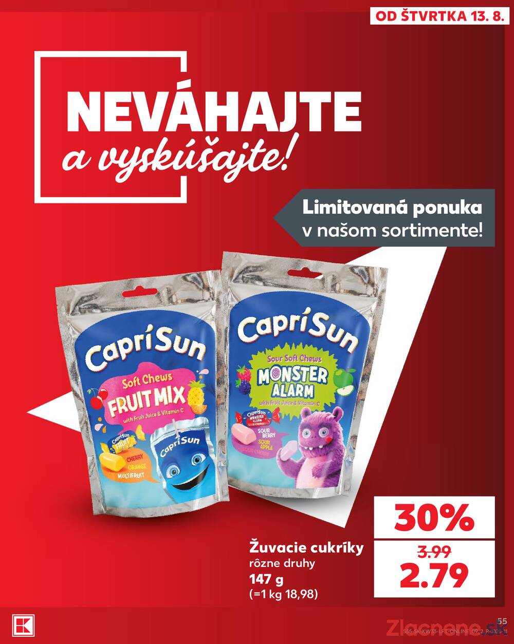Kaufland 13.8. - 19.8. - Kaufland Svidník