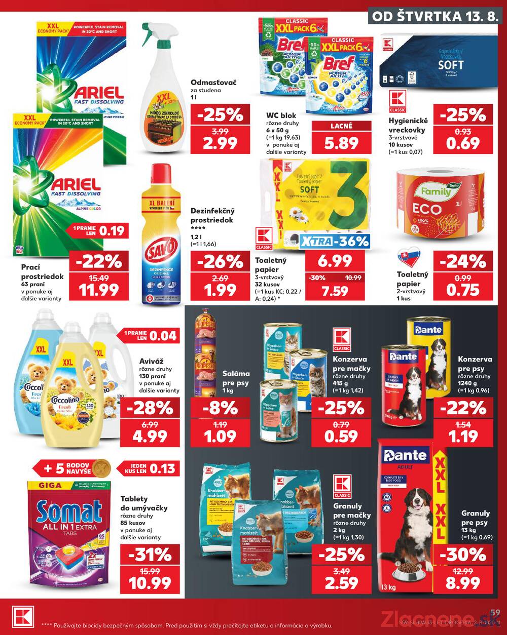 Kaufland 13.8. - 19.8. - Kaufland Veľký Meder