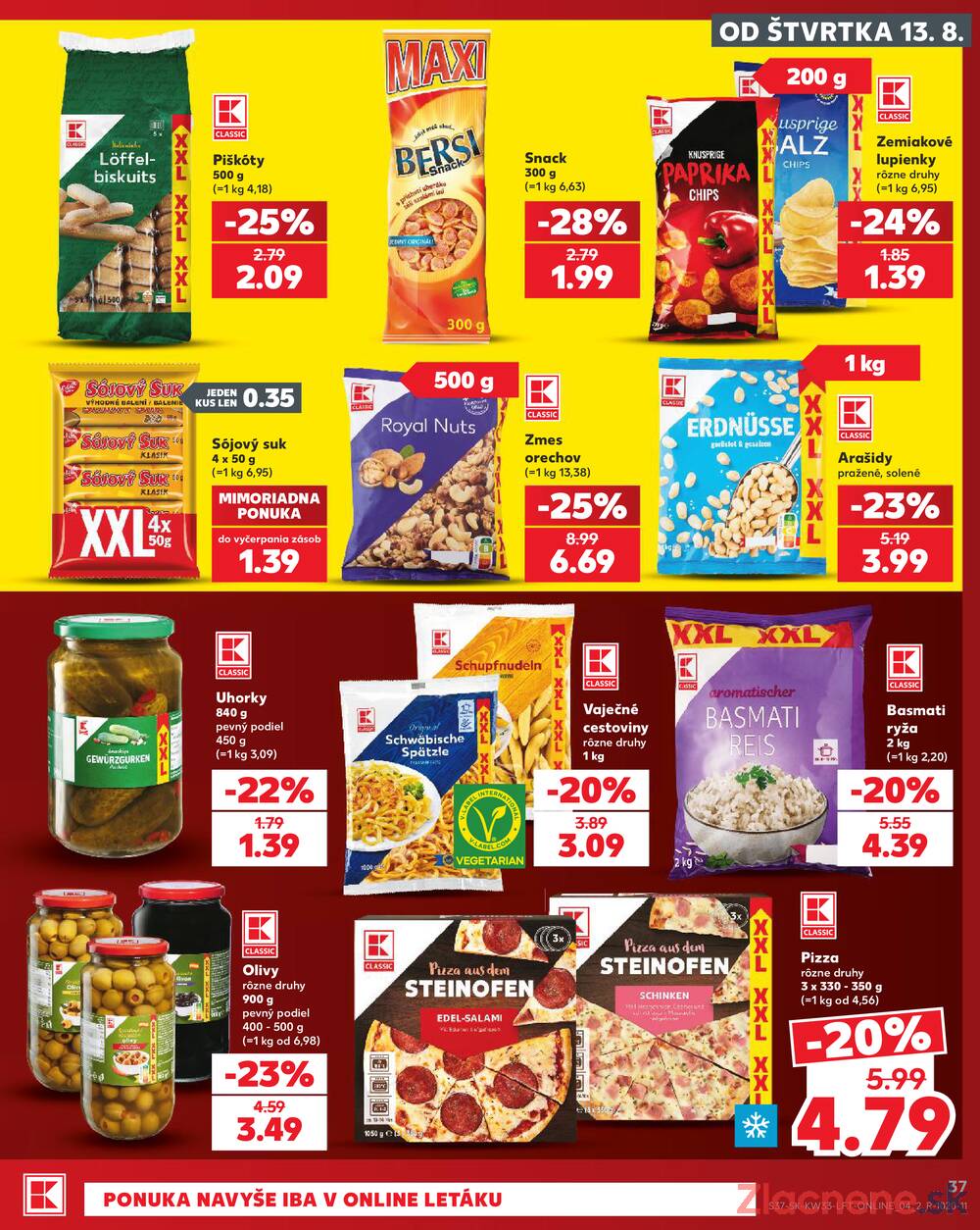 Kaufland 13.8. - 19.8. - Kaufland Bánovce nad Bebravou
