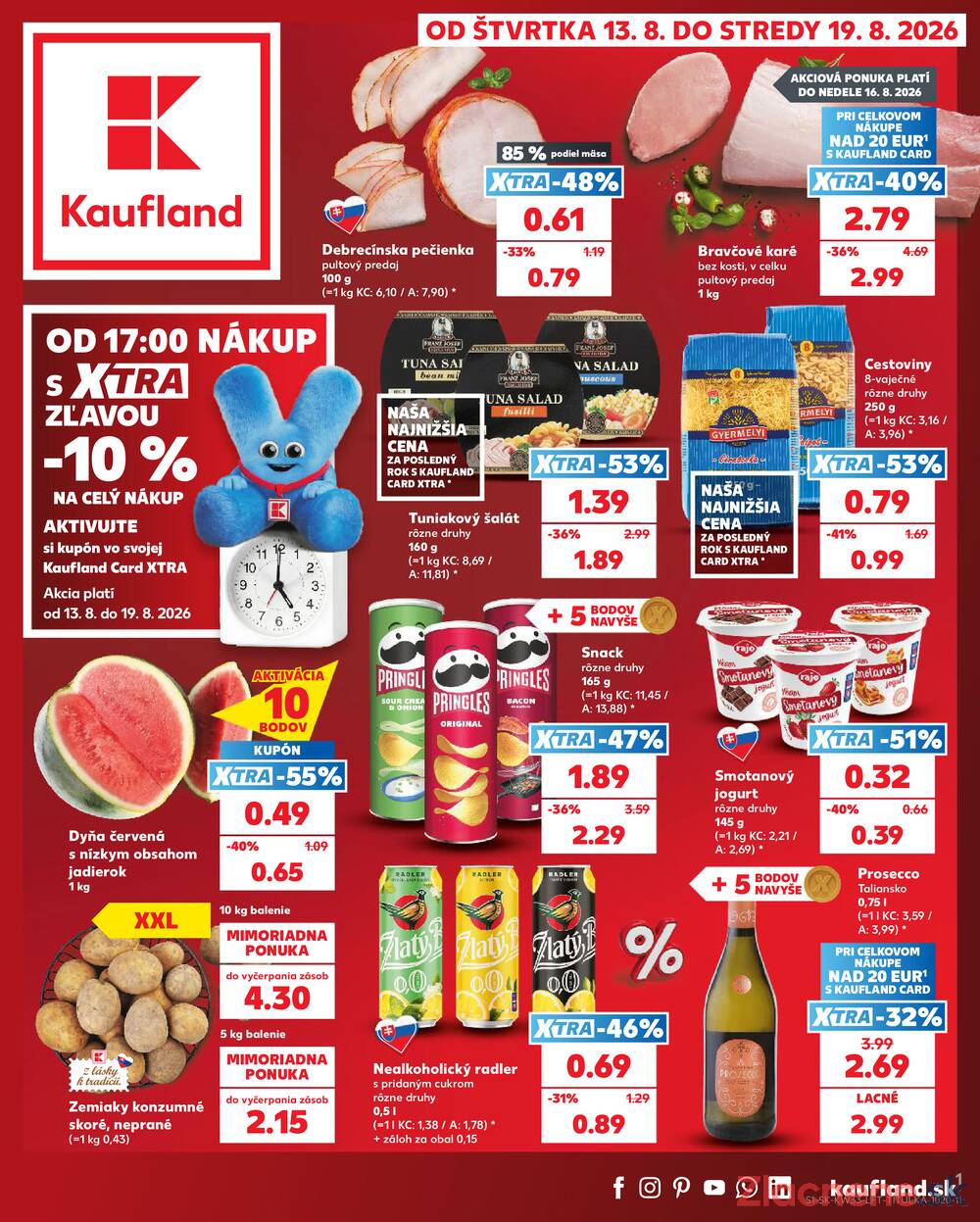 Kaufland 13.8. - 19.8. - Kaufland Trnava - Nová ul.