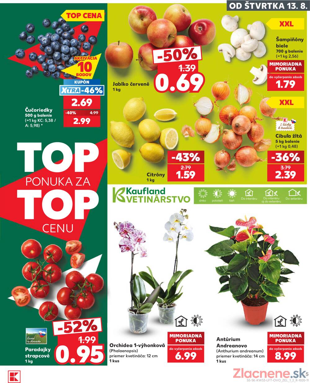Kaufland 13.8. - 19.8. - Kaufland Žilina