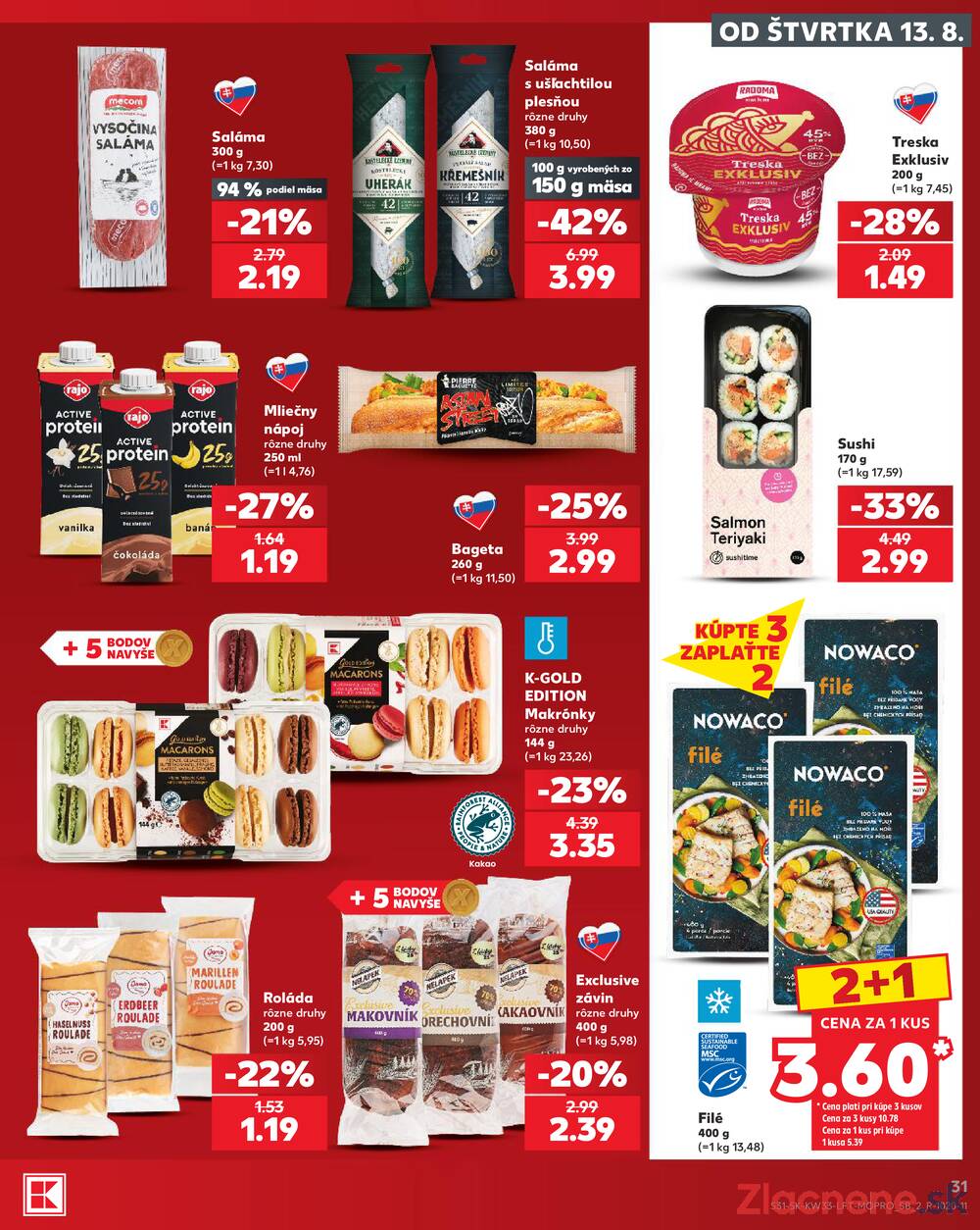 Kaufland 13.8. - 19.8. - Kaufland Žilina