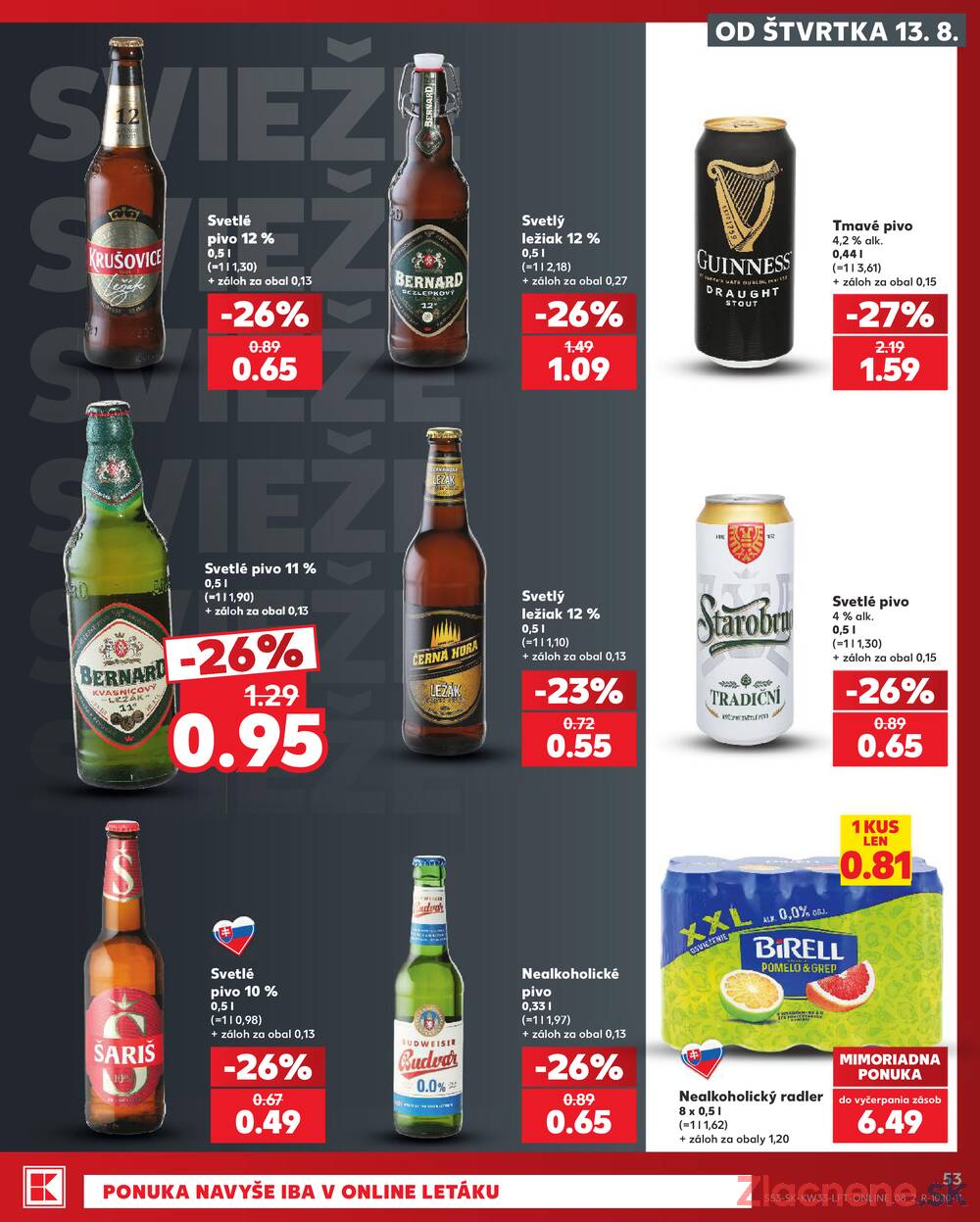 Kaufland 13.8. - 19.8. - Kaufland Žilina
