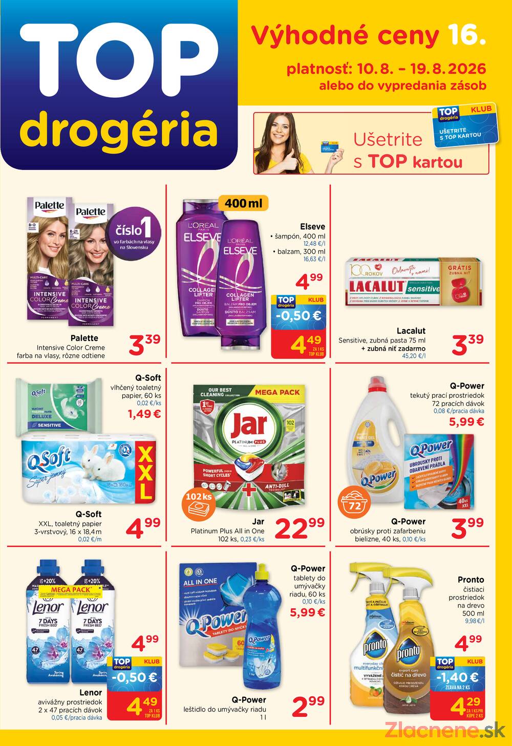 Leták TOP drogerie - TOP drogerie do 19.8. - strana 1 Leták TOP drogerie - TOP drogerie do 19.8. - strana 1