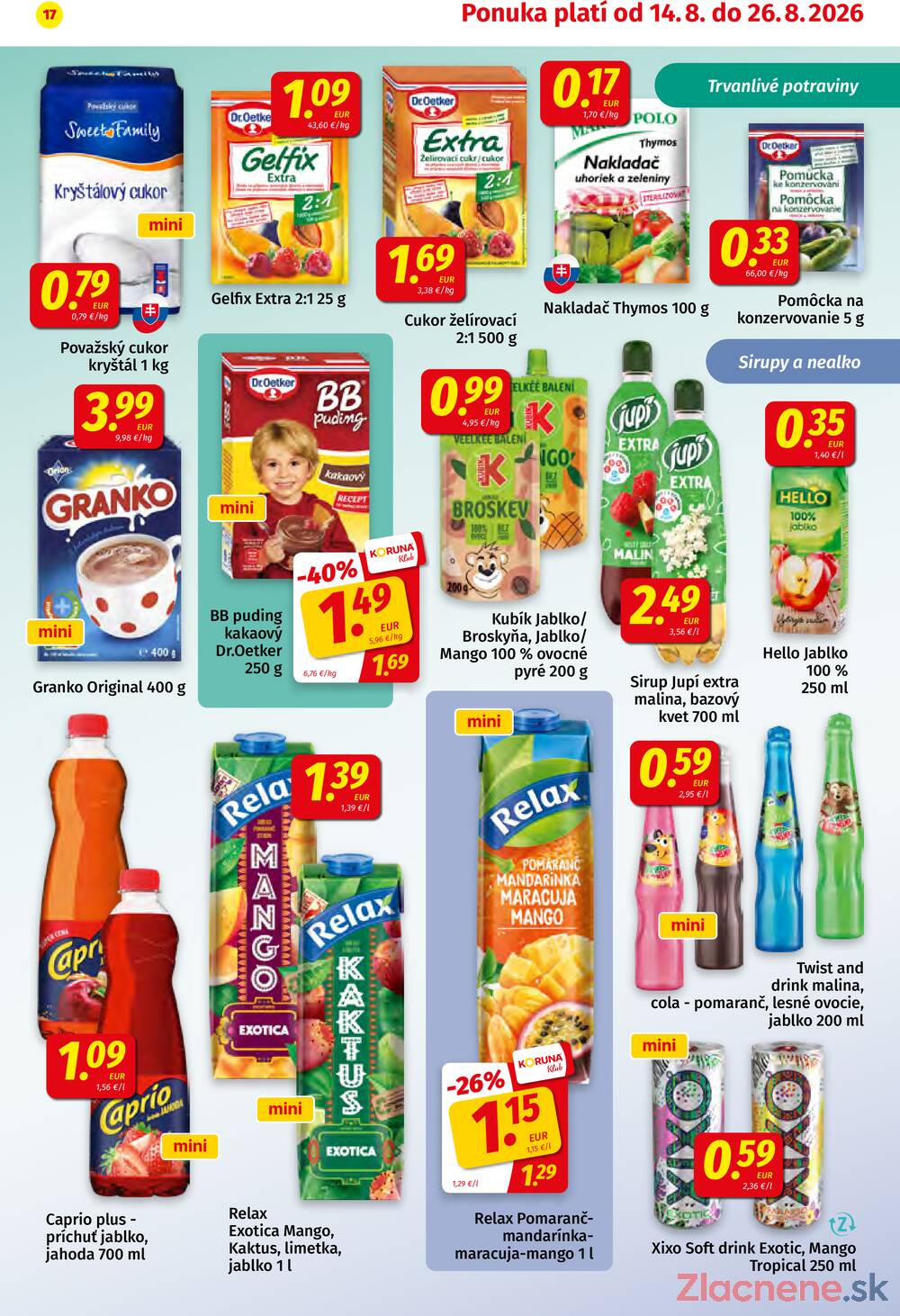 KORUNA do 26.8.