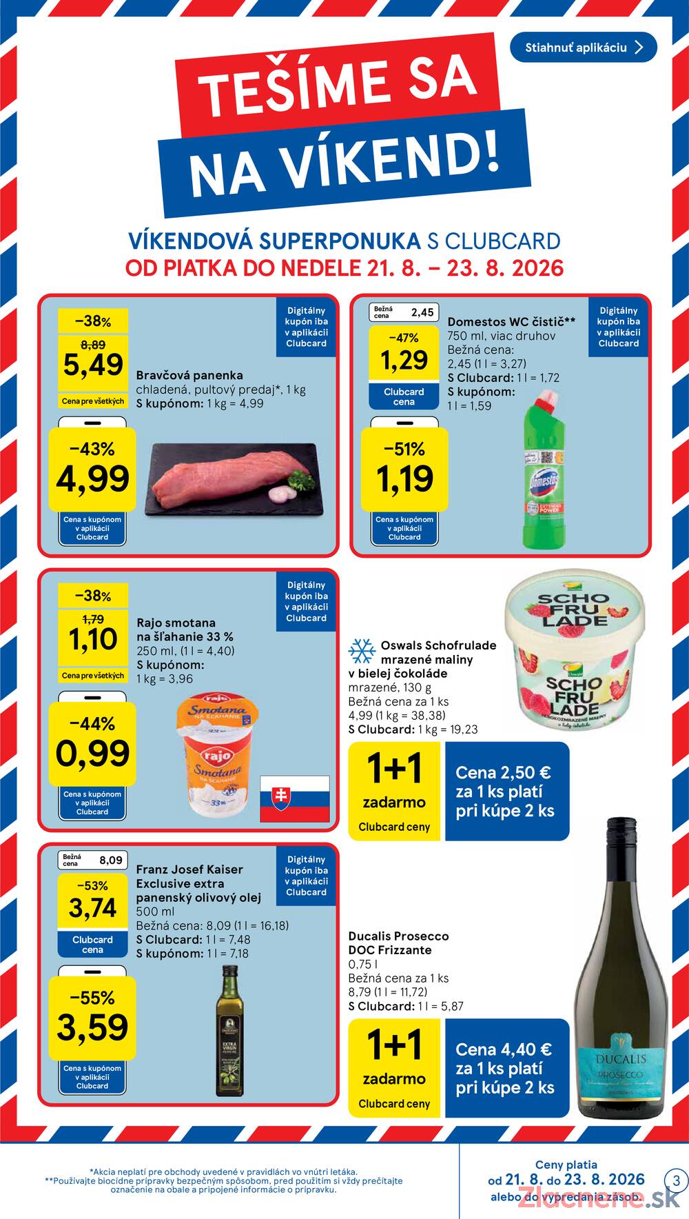 Leták Tesco - Tesco hypermarkety 19.8. - 25.8. - strana 3 Leták Tesco - Tesco hypermarkety 19.8. - 25.8. - strana 3