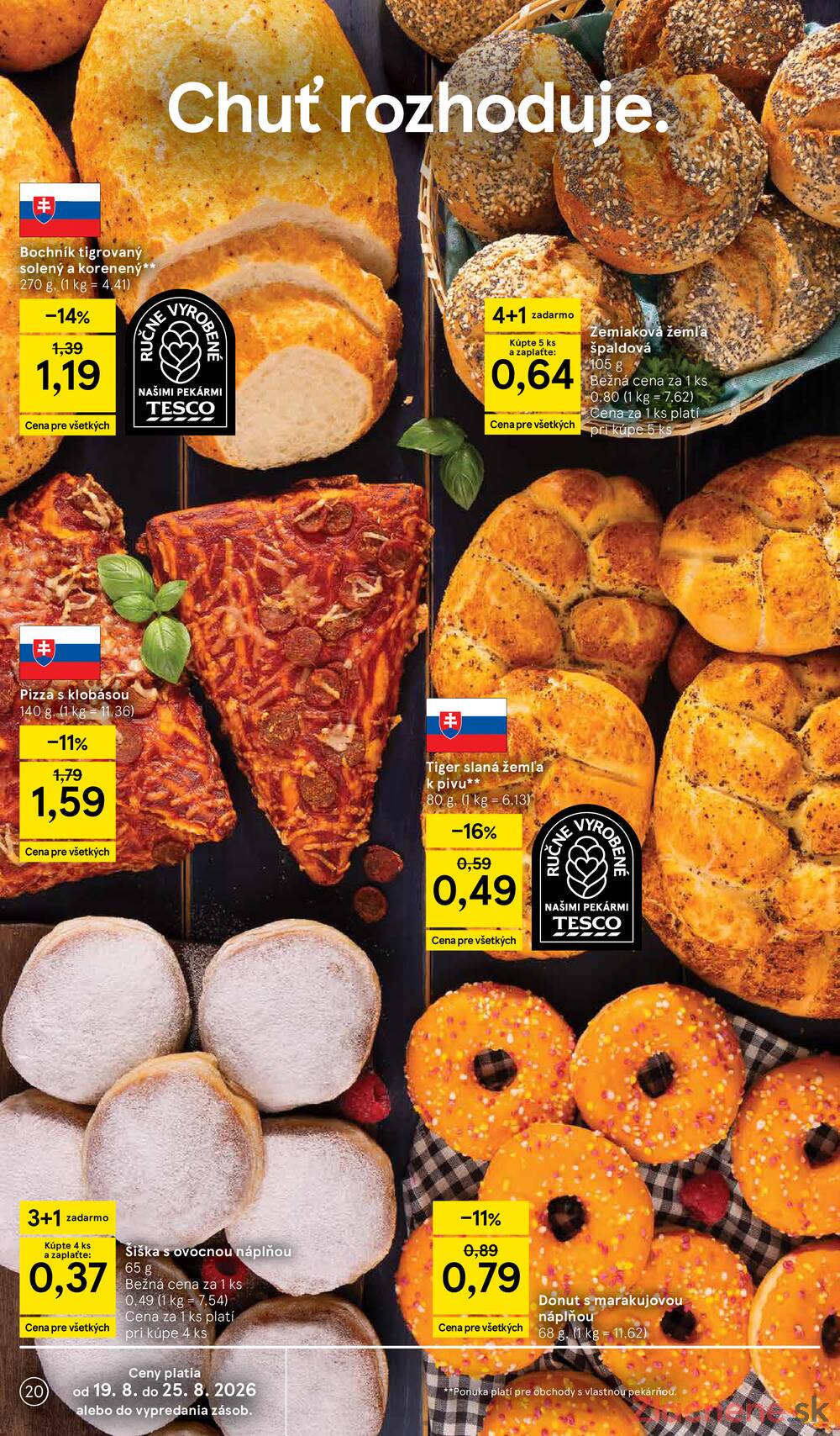 Leták Tesco - Tesco hypermarkety 19.8. - 25.8. - strana 20 Leták Tesco - Tesco hypermarkety 19.8. - 25.8. - strana 20