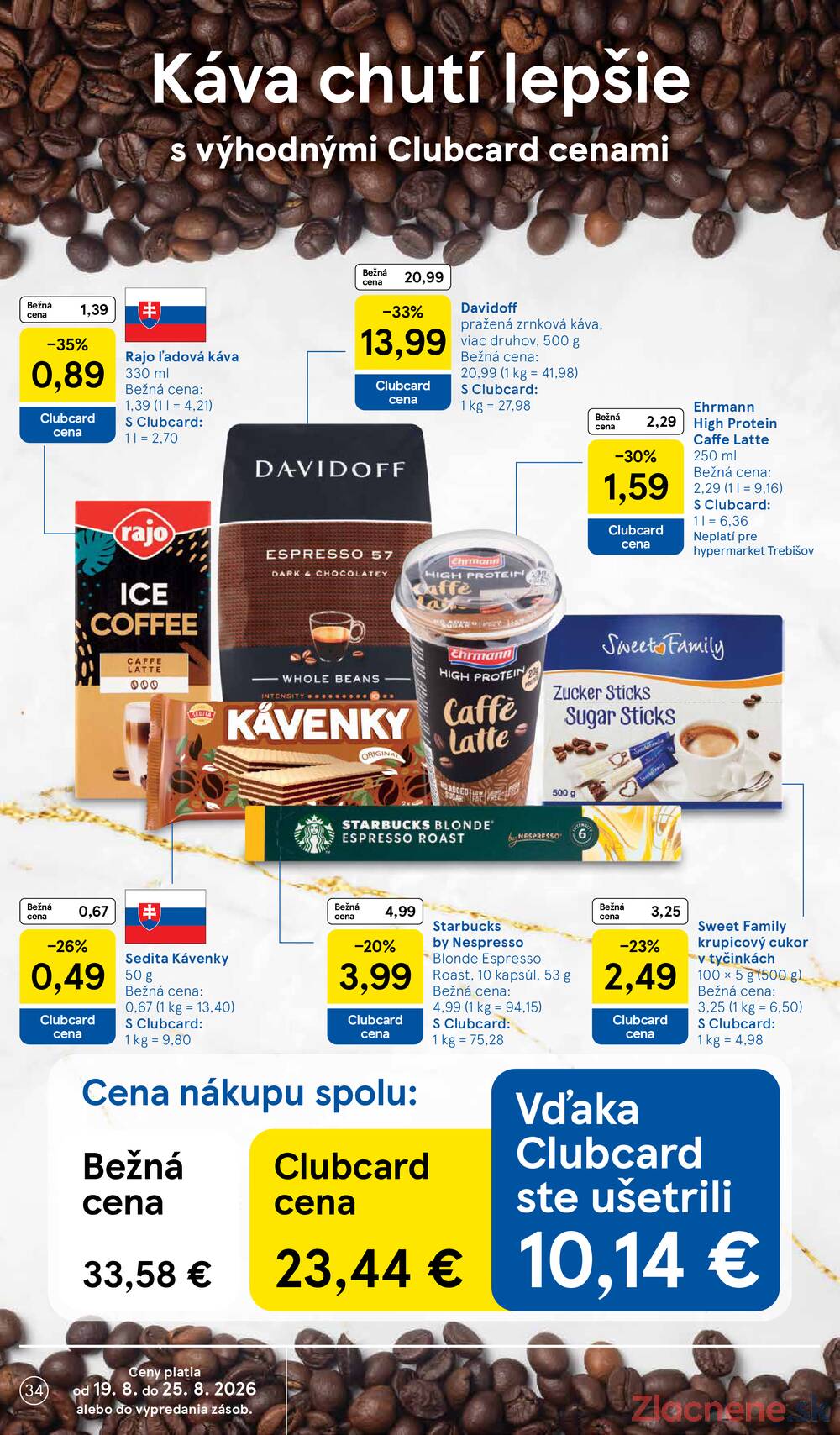Leták Tesco - Tesco hypermarkety 19.8. - 25.8. - strana 34 Leták Tesco - Tesco hypermarkety 19.8. - 25.8. - strana 34