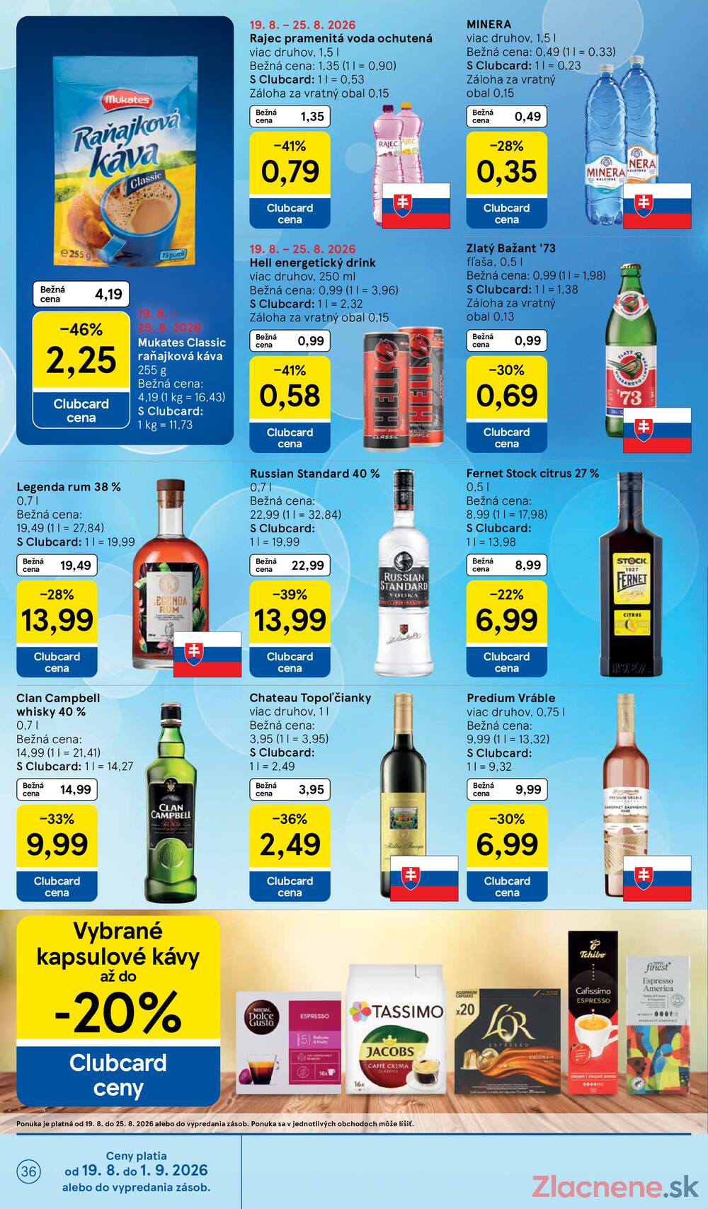 Leták Tesco - Tesco hypermarkety 19.8. - 25.8. - strana 36 Leták Tesco - Tesco hypermarkety 19.8. - 25.8. - strana 36