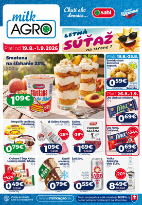 MILK - AGRO : 2 letáky