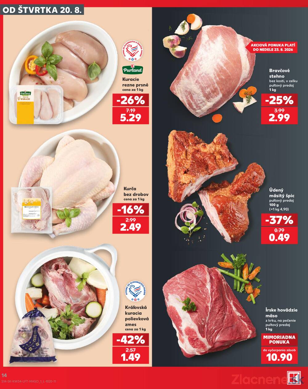 Kaufland 20.8. - 26.8. - Kaufland Michalovce