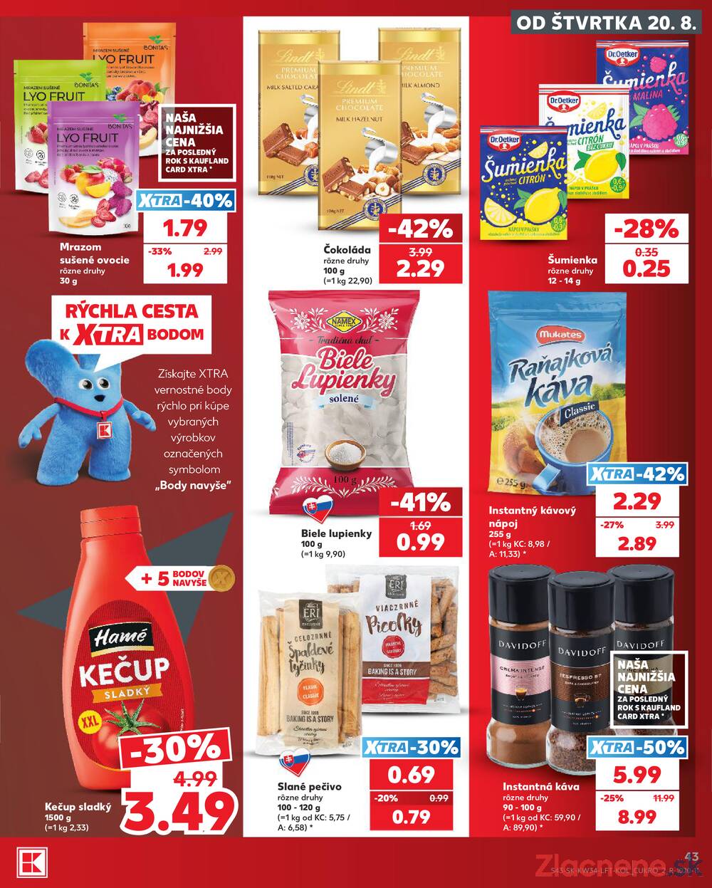 Kaufland 20.8. - 26.8. - Kaufland Vranov nad Topľou