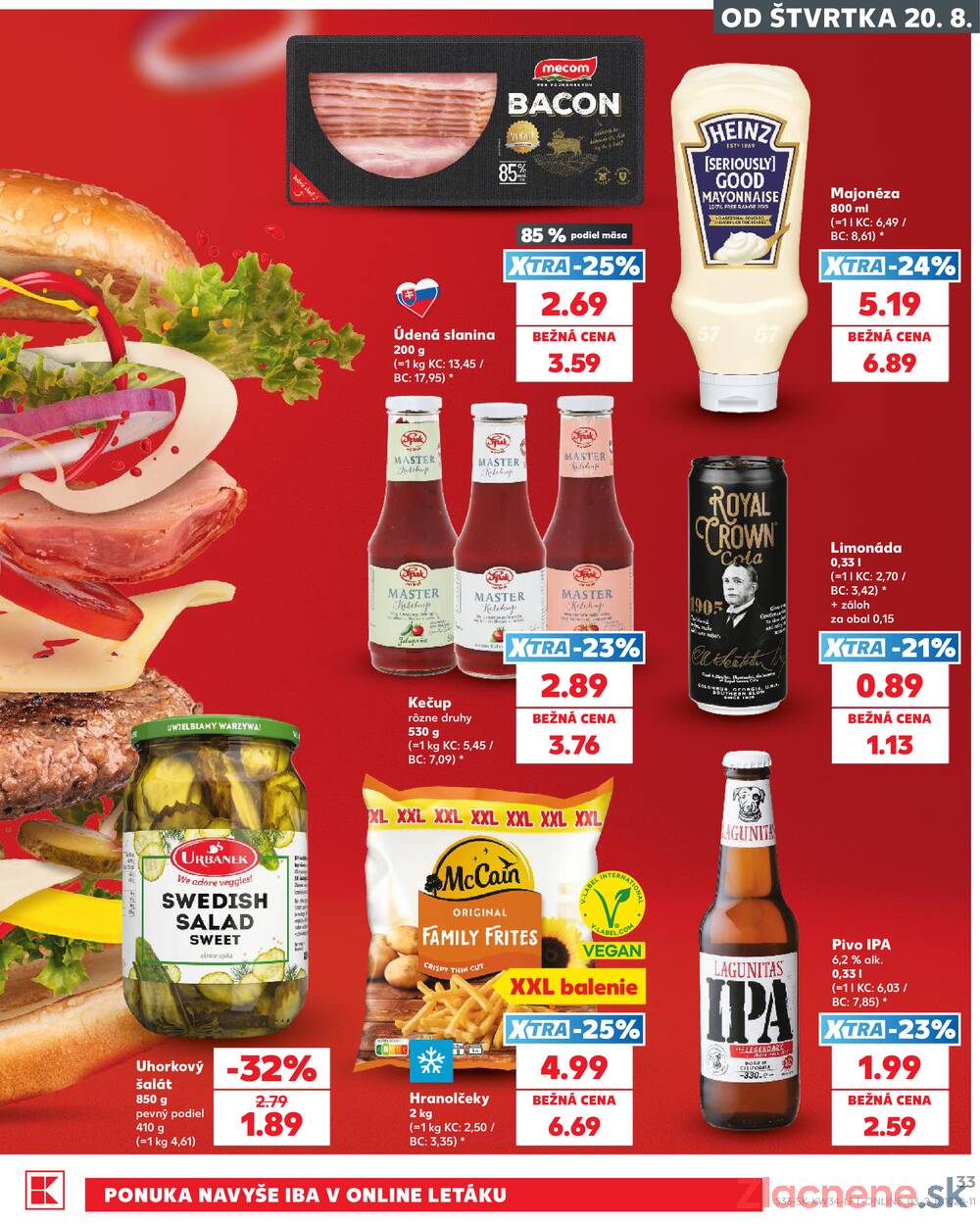 Kaufland 20.8. - 26.8. - Kaufland Rimavská Sobota