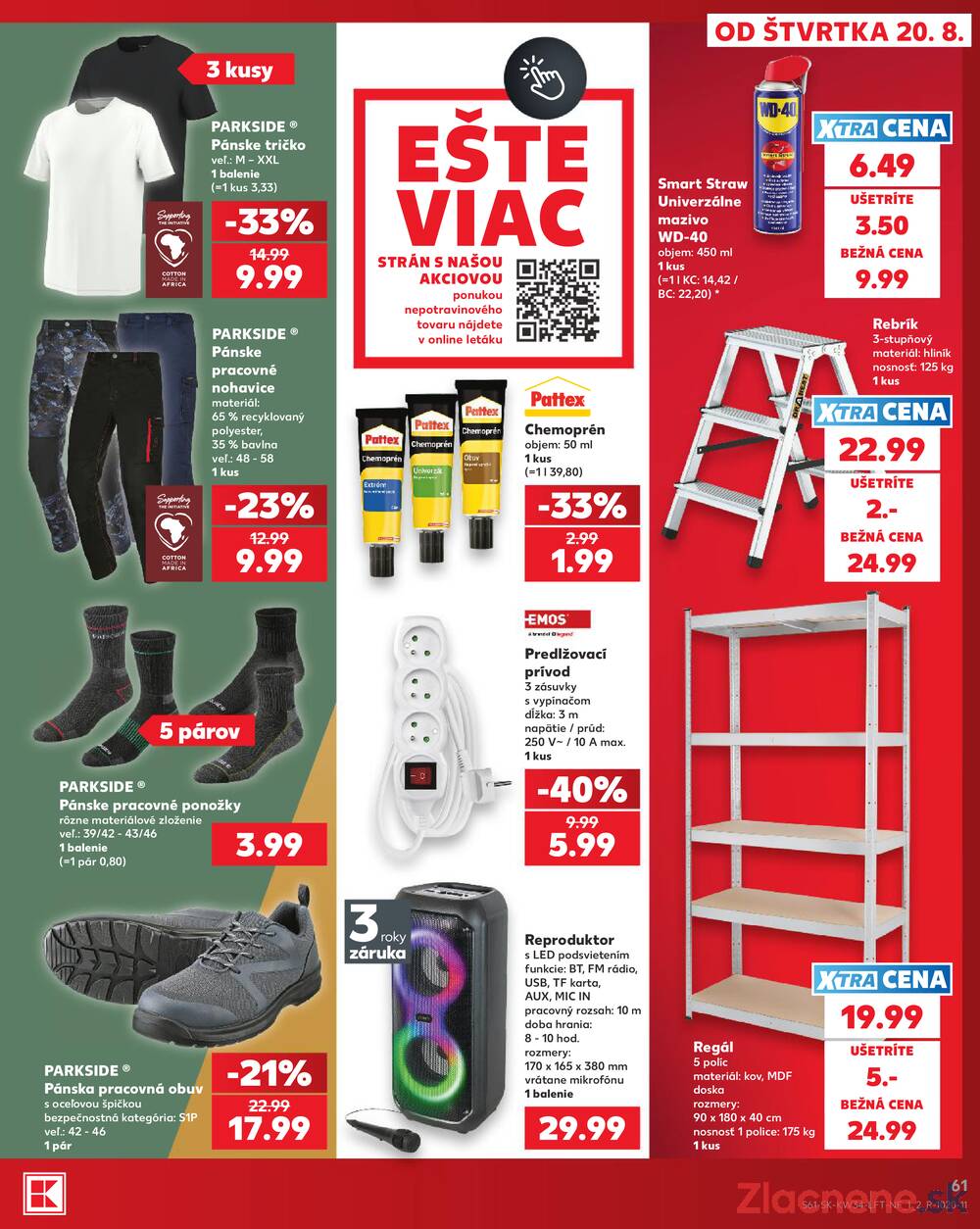 Kaufland 20.8. - 26.8. - Kaufland Rimavská Sobota