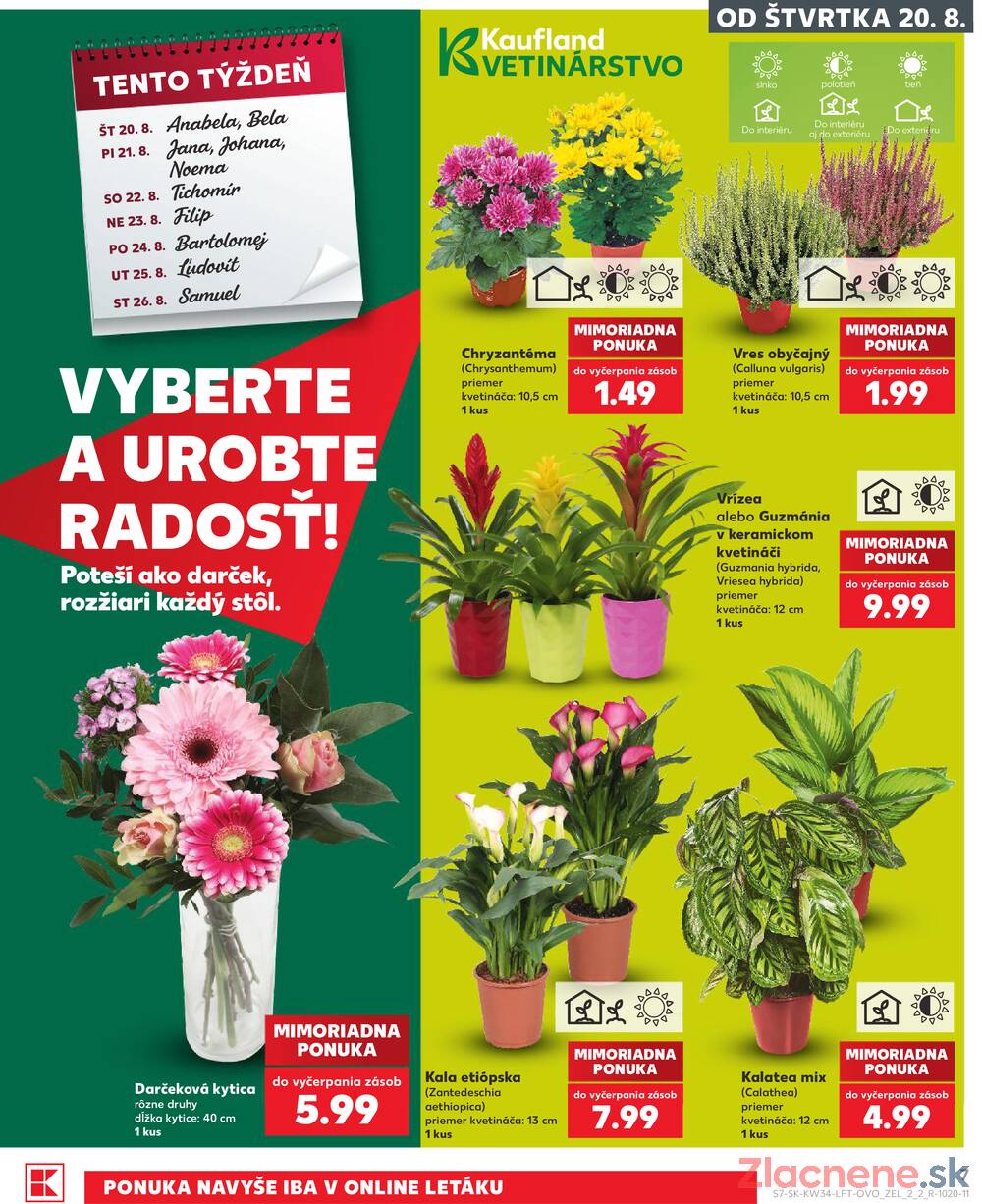 Kaufland 20.8. - 26.8. - Kaufland Bardejov