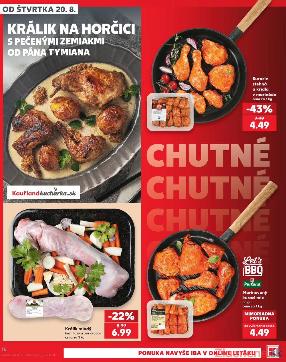 Kaufland 20.8. - 26.8. - Kaufland Bardejov
