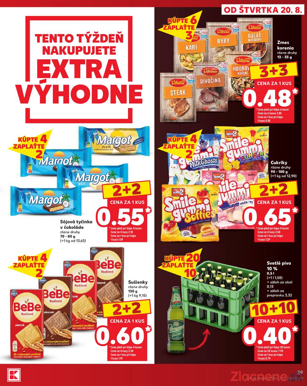 Kaufland 20.8. - 26.8. - Kaufland Bardejov