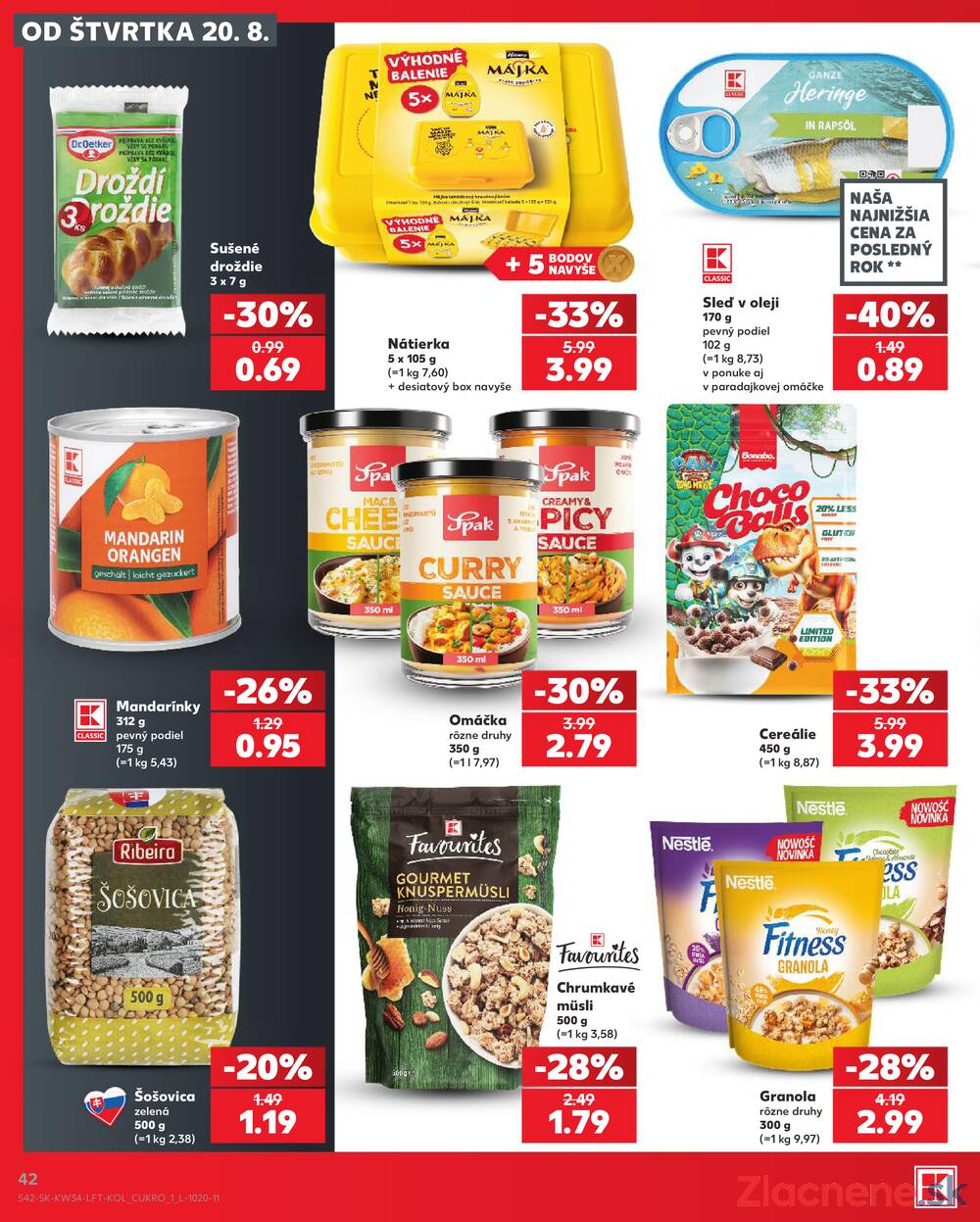 Kaufland 20.8. - 26.8. - Kaufland Púchov