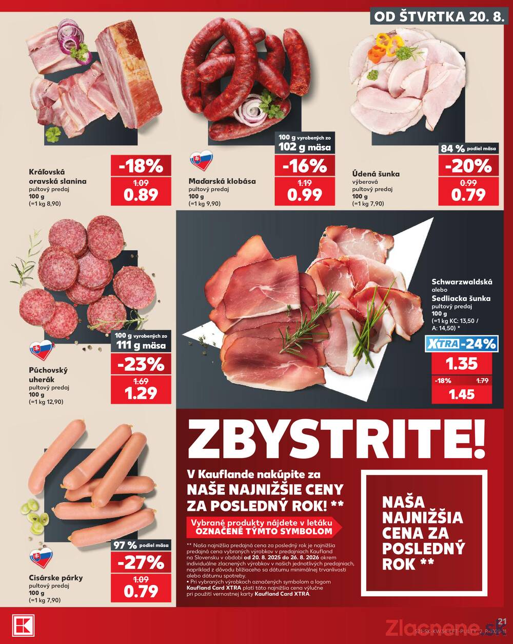 Kaufland 20.8. - 26.8. - Kaufland Kežmarok