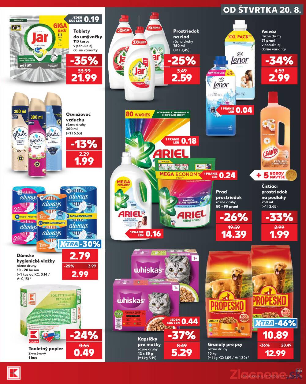 Kaufland 20.8. - 26.8. - Kaufland Sabinov