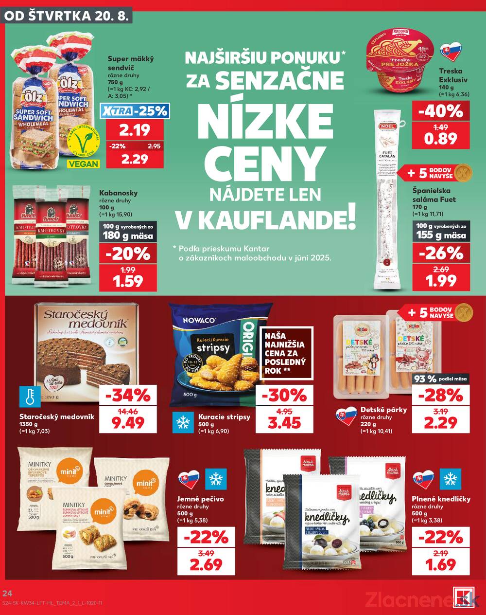 Kaufland 20.8. - 26.8. - Kaufland Svidník