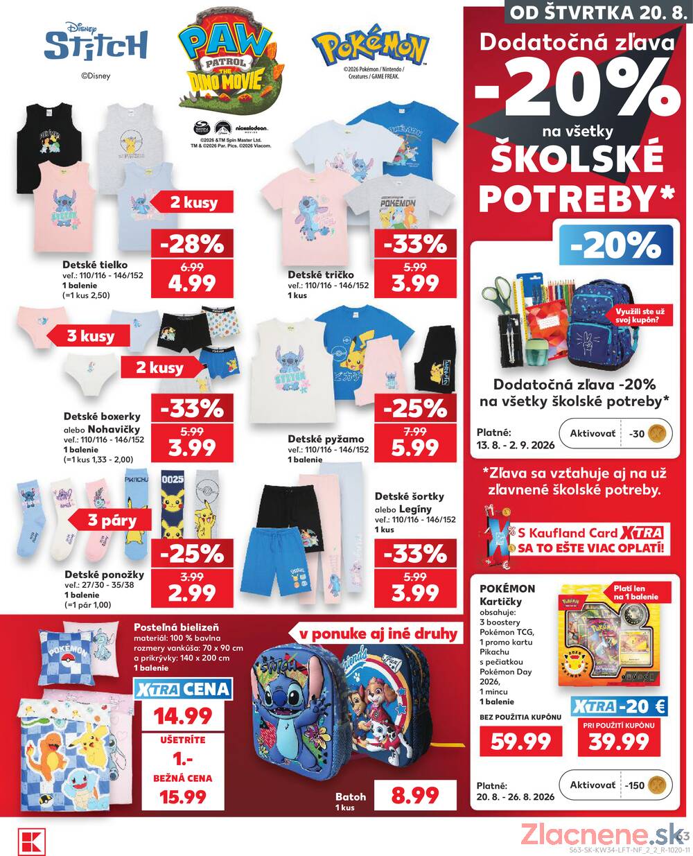 Leták Kaufland - Kaufland 20.8. - 26.8. - Kaufland Dunajská Streda - strana 63 Leták Kaufland - Kaufland 20.8. - 26.8. - Kaufland Dunajská Streda - strana 63