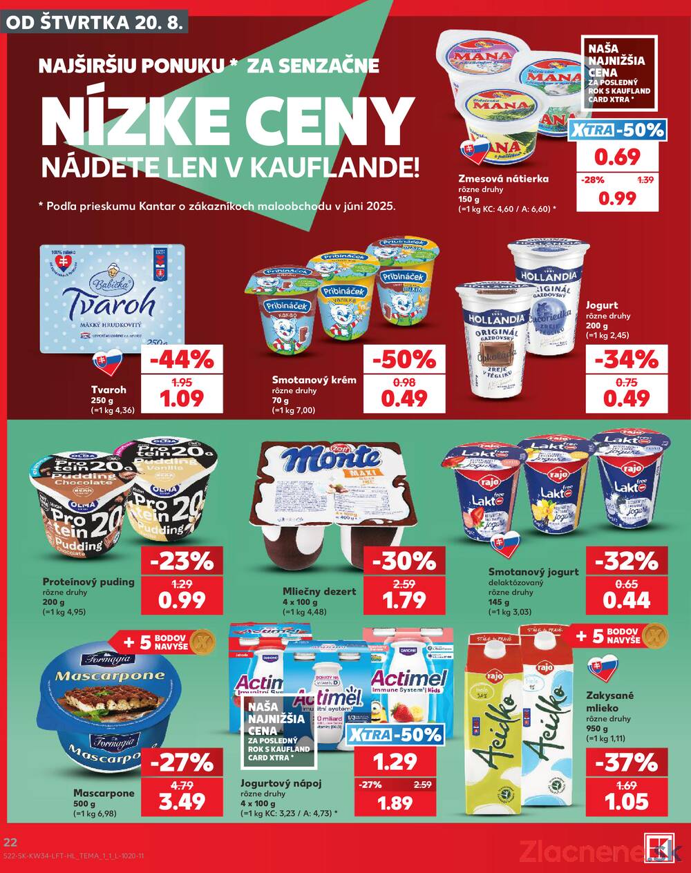 Kaufland 20.8. - 26.8. - Kaufland Handlová - Okružná ul.