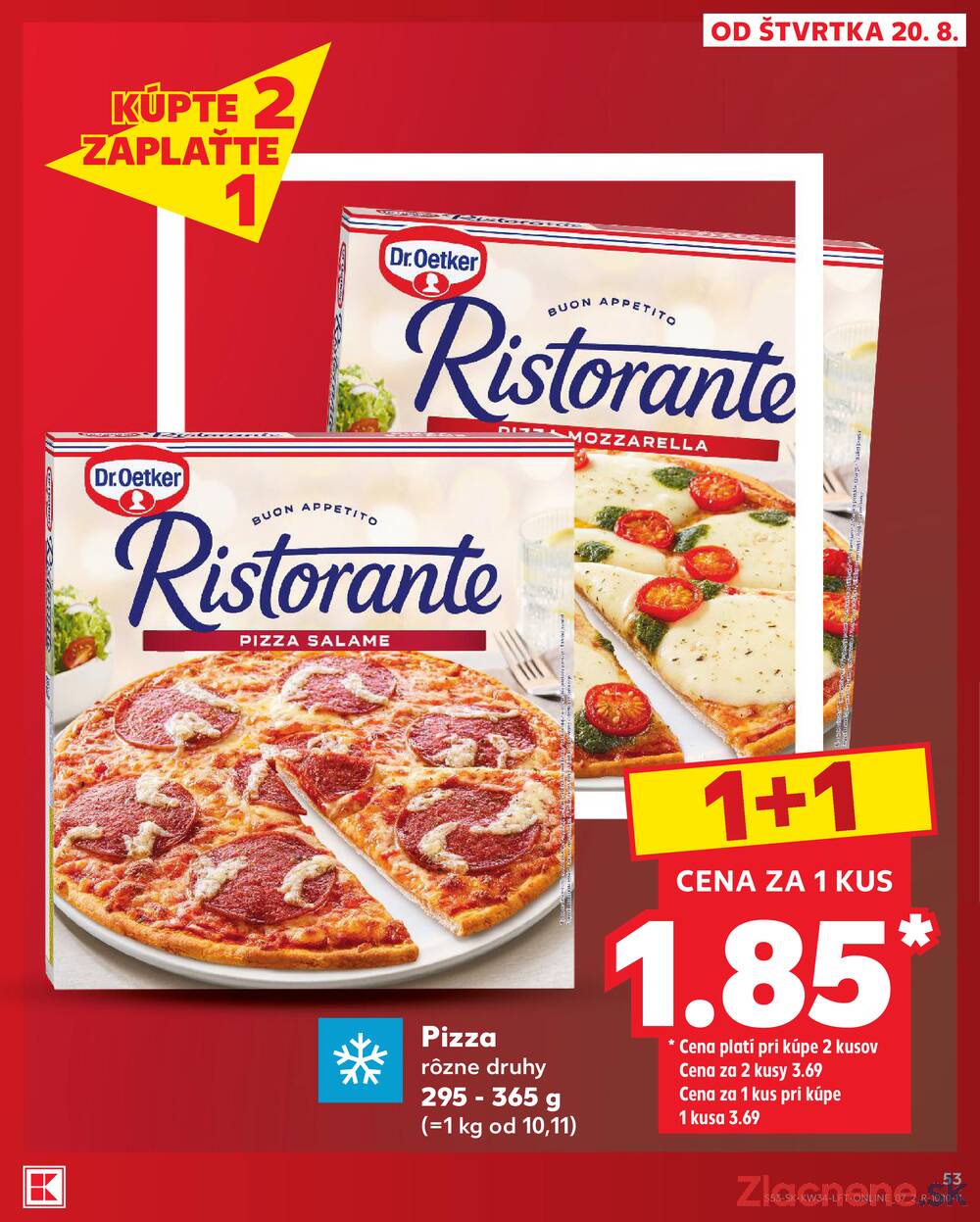 Kaufland 20.8. - 26.8. - Kaufland Handlová - Okružná ul.