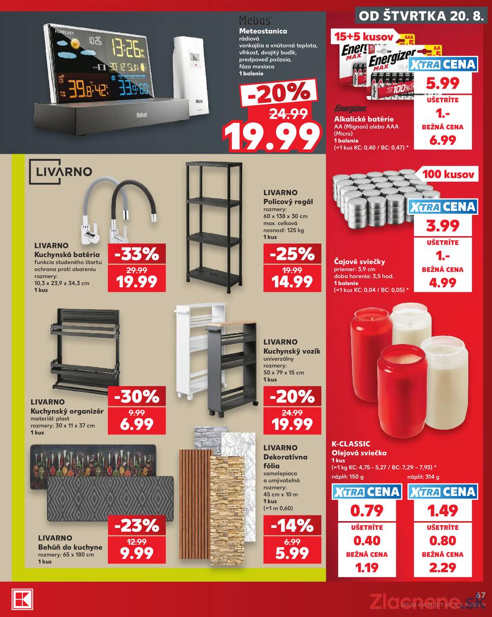 Kaufland 20.8. - 26.8. - Kaufland Veľký Meder