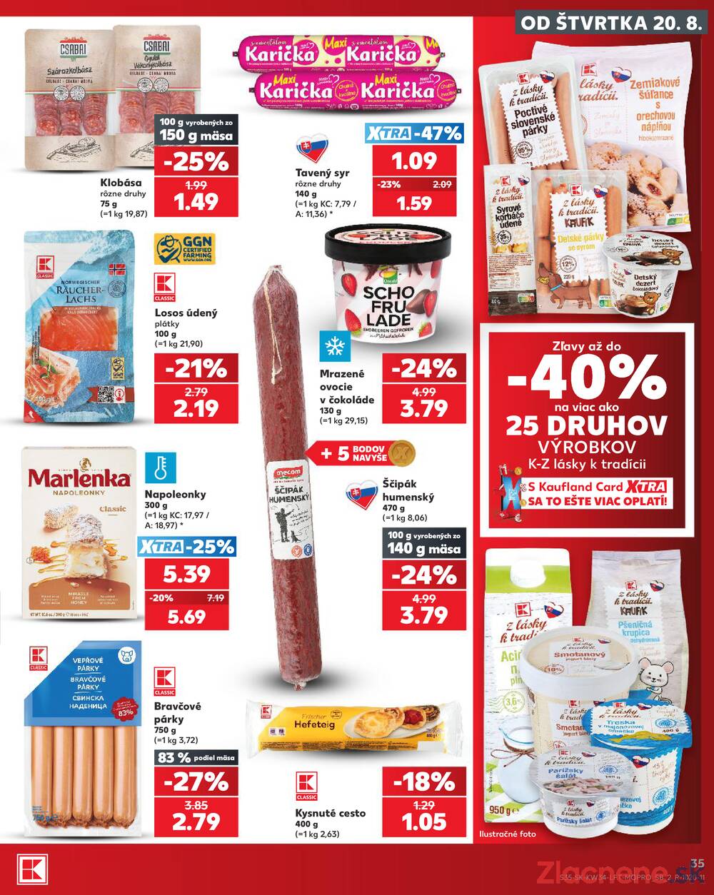 Kaufland 20.8. - 26.8. - Kaufland Sereď