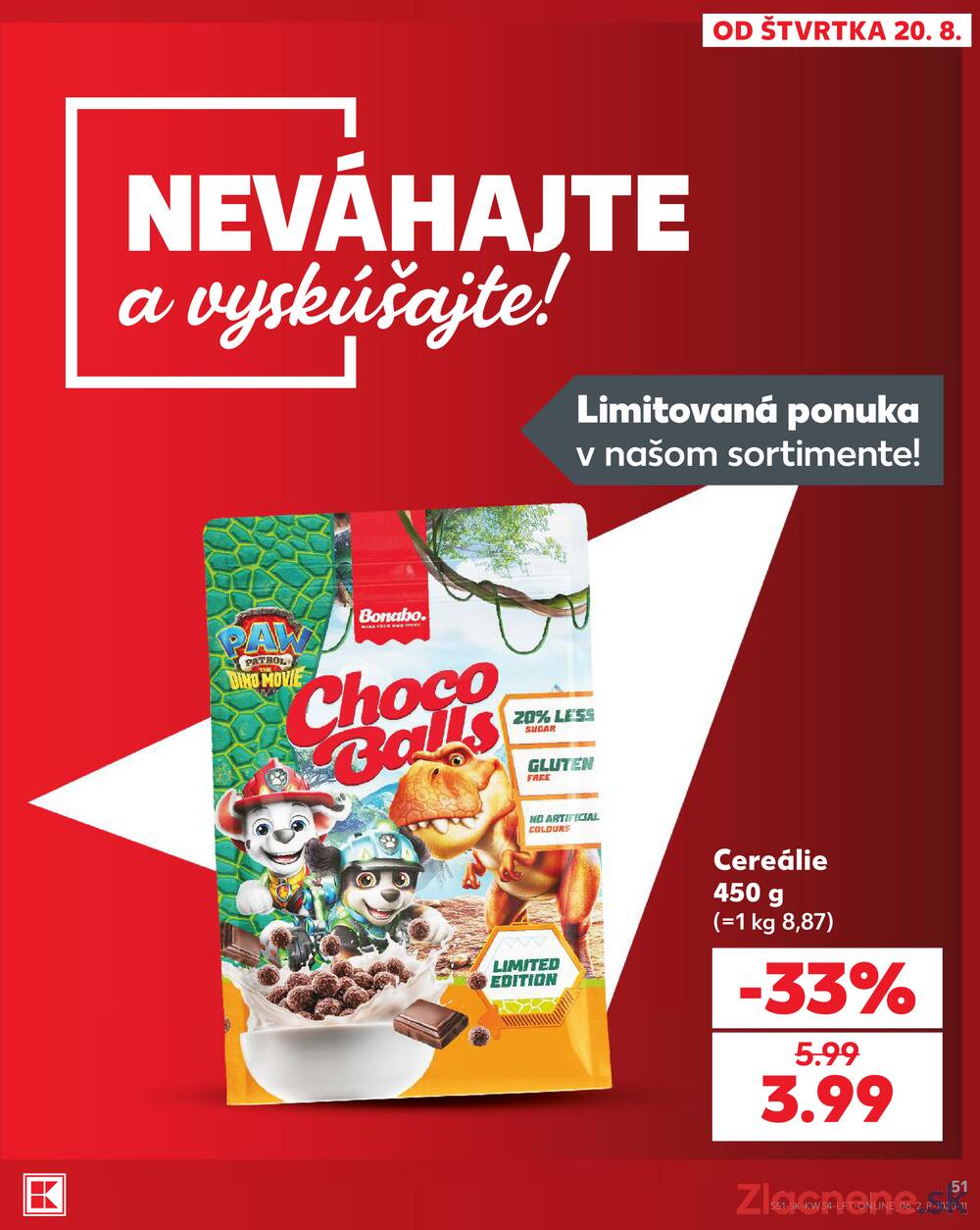Kaufland 20.8. - 26.8. - Kaufland Sereď