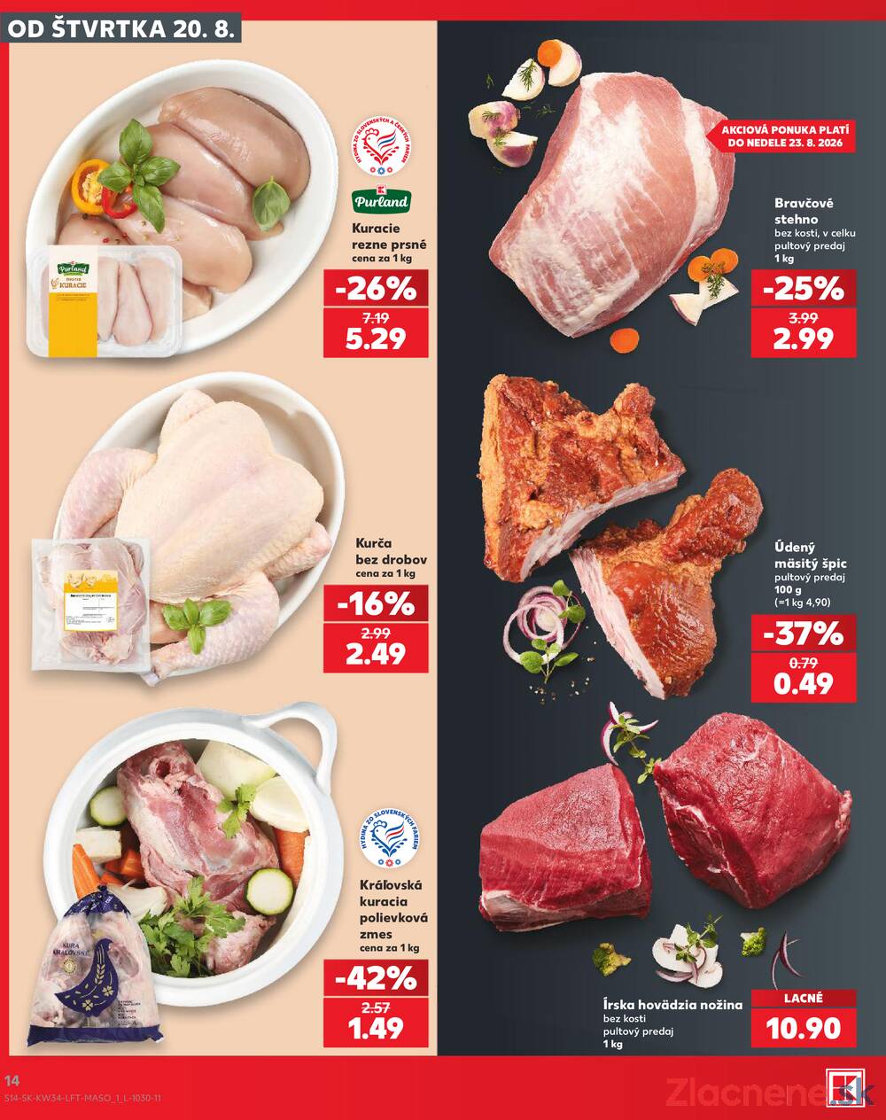 Kaufland 20.8. - 26.8. - Kaufland Bratislava - Rača