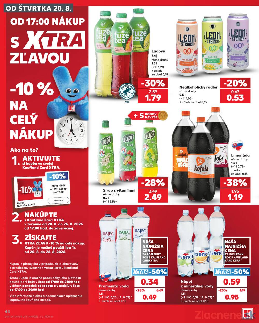 Leták Kaufland - Kaufland 20.8. - 26.8. - Kaufland Trnava - Nová ul. - strana 44 Leták Kaufland - Kaufland 20.8. - 26.8. - Kaufland Trnava - Nová ul. - strana 44