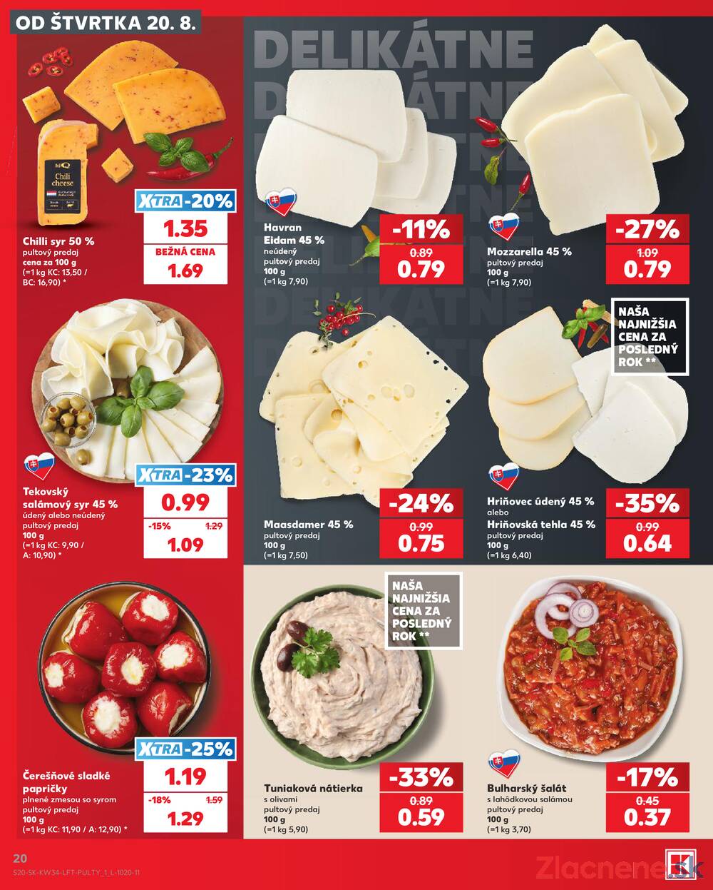Kaufland 20.8. - 26.8. - Kaufland Topoľčany