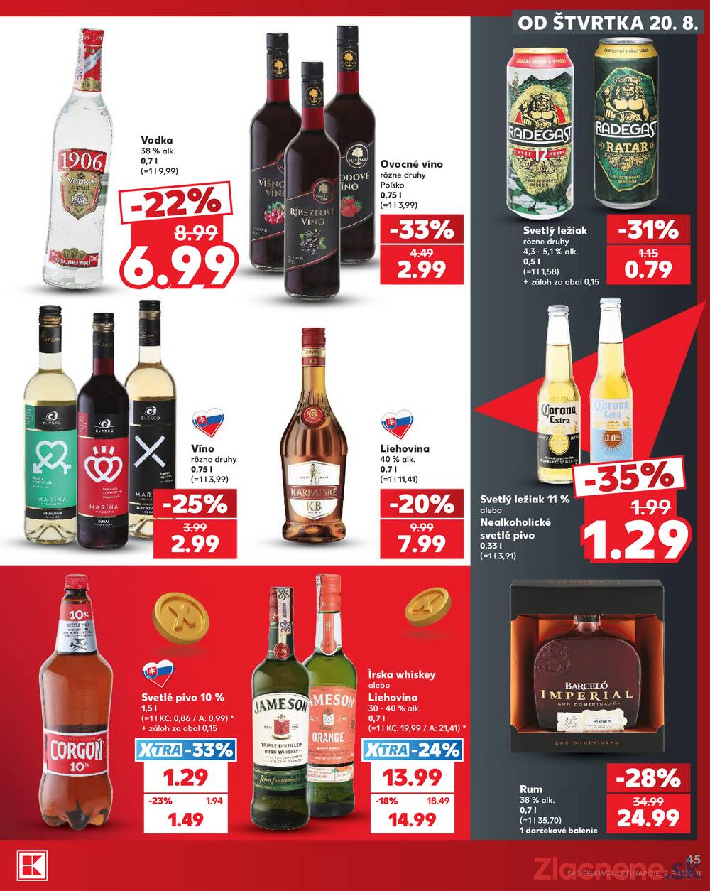 Kaufland 20.8. - 26.8. - Kaufland Liptovský Mikuláš