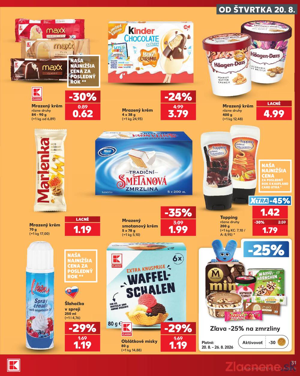 Kaufland 20.8. - 26.8. - Kaufland Ružomberok
