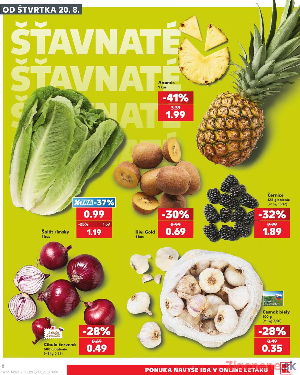 Kaufland 20.8. - 26.8. - Kaufland Trnava