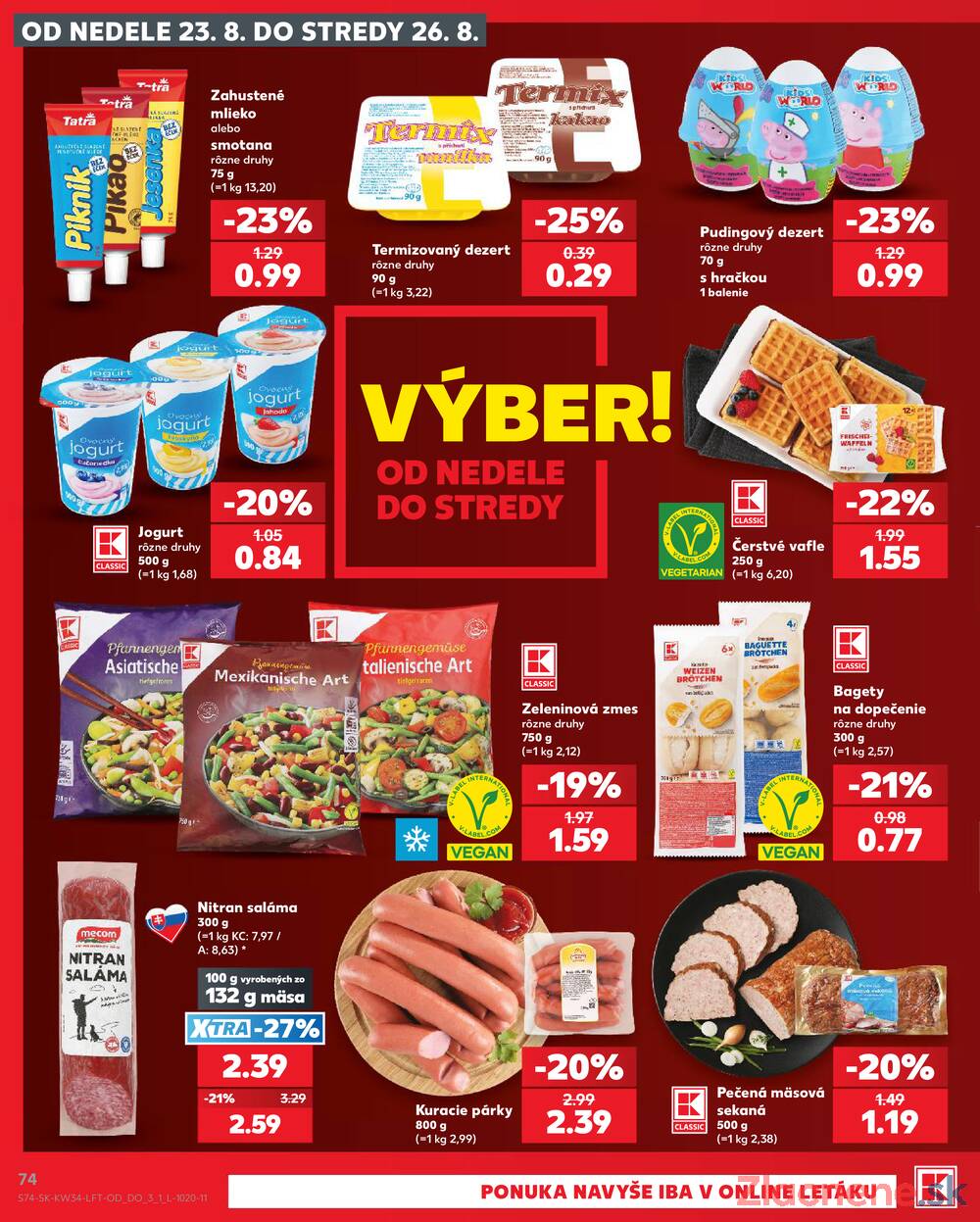 Kaufland 20.8. - 26.8. - Kaufland Trnava