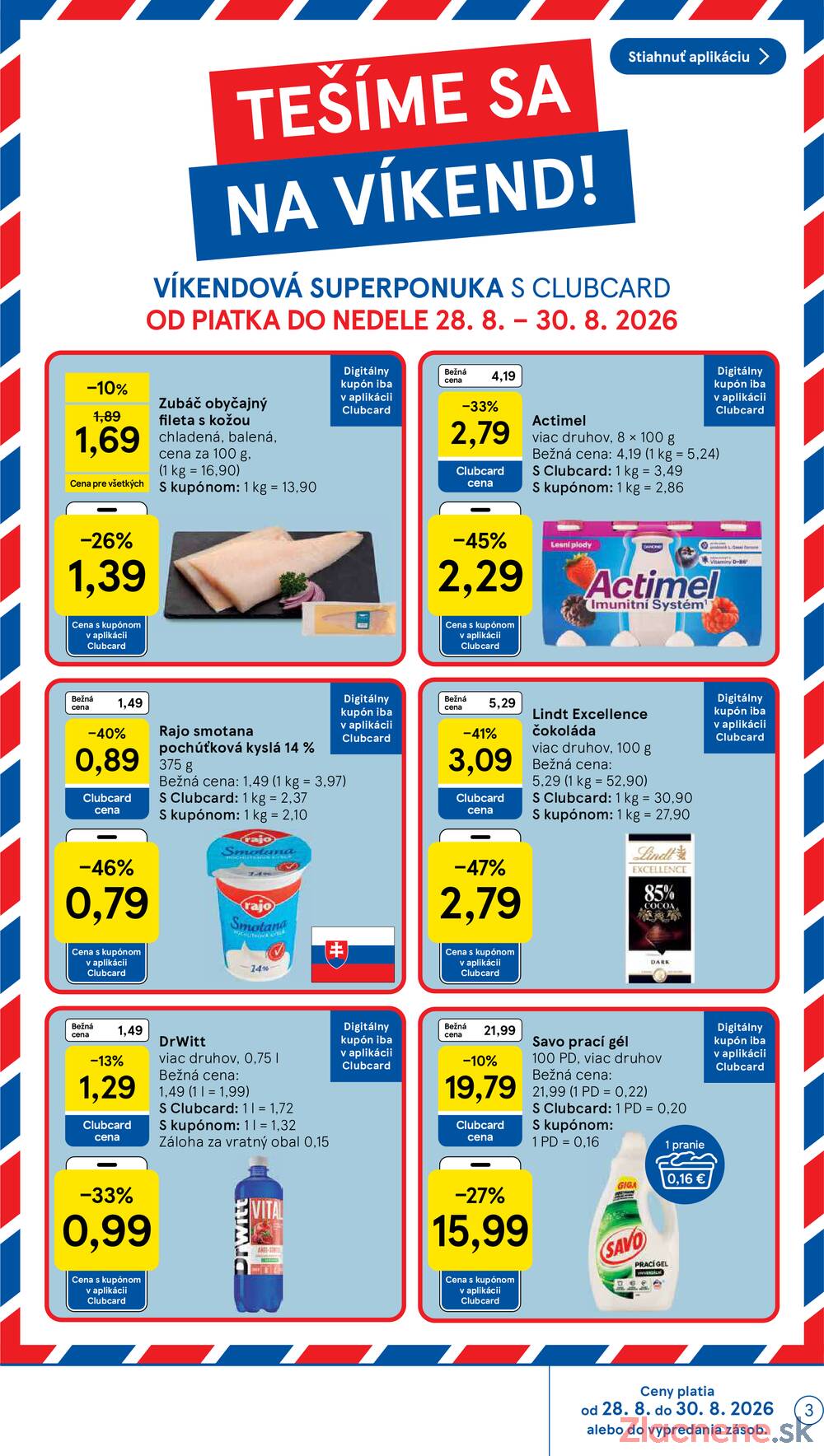 Tesco hypermarkety 26.8. - 1.9.