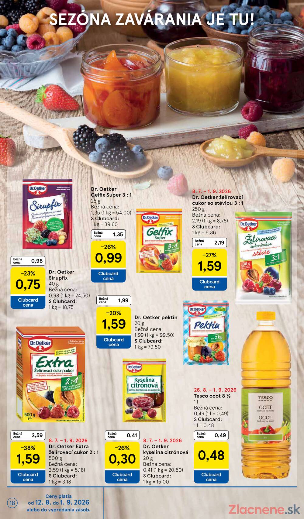 Tesco hypermarkety 26.8. - 1.9.