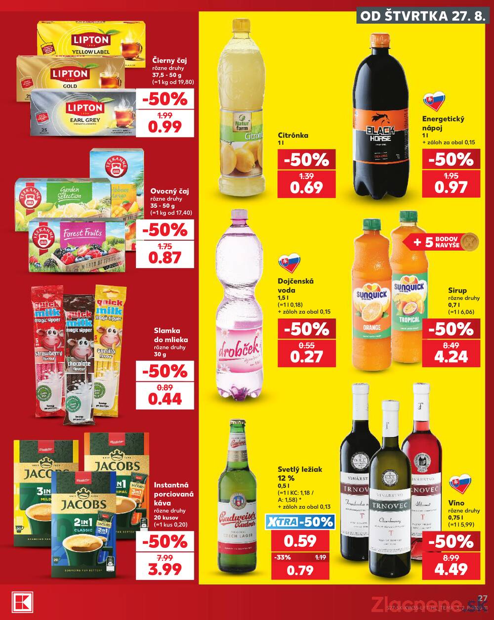 Kaufland 27.8. - 2.9. - Kaufland Detva