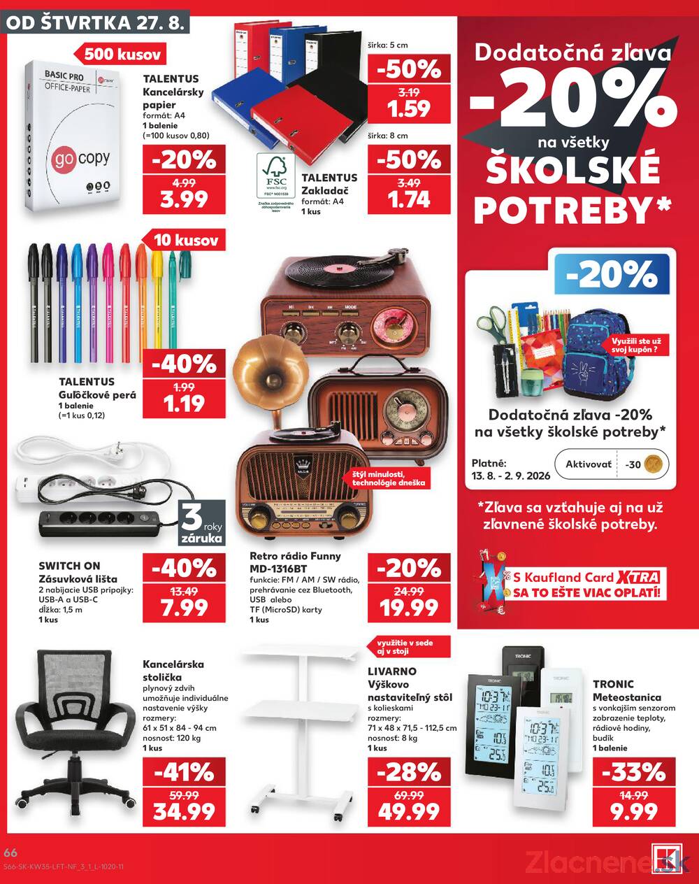 Kaufland 27.8. - 2.9. - Kaufland Detva