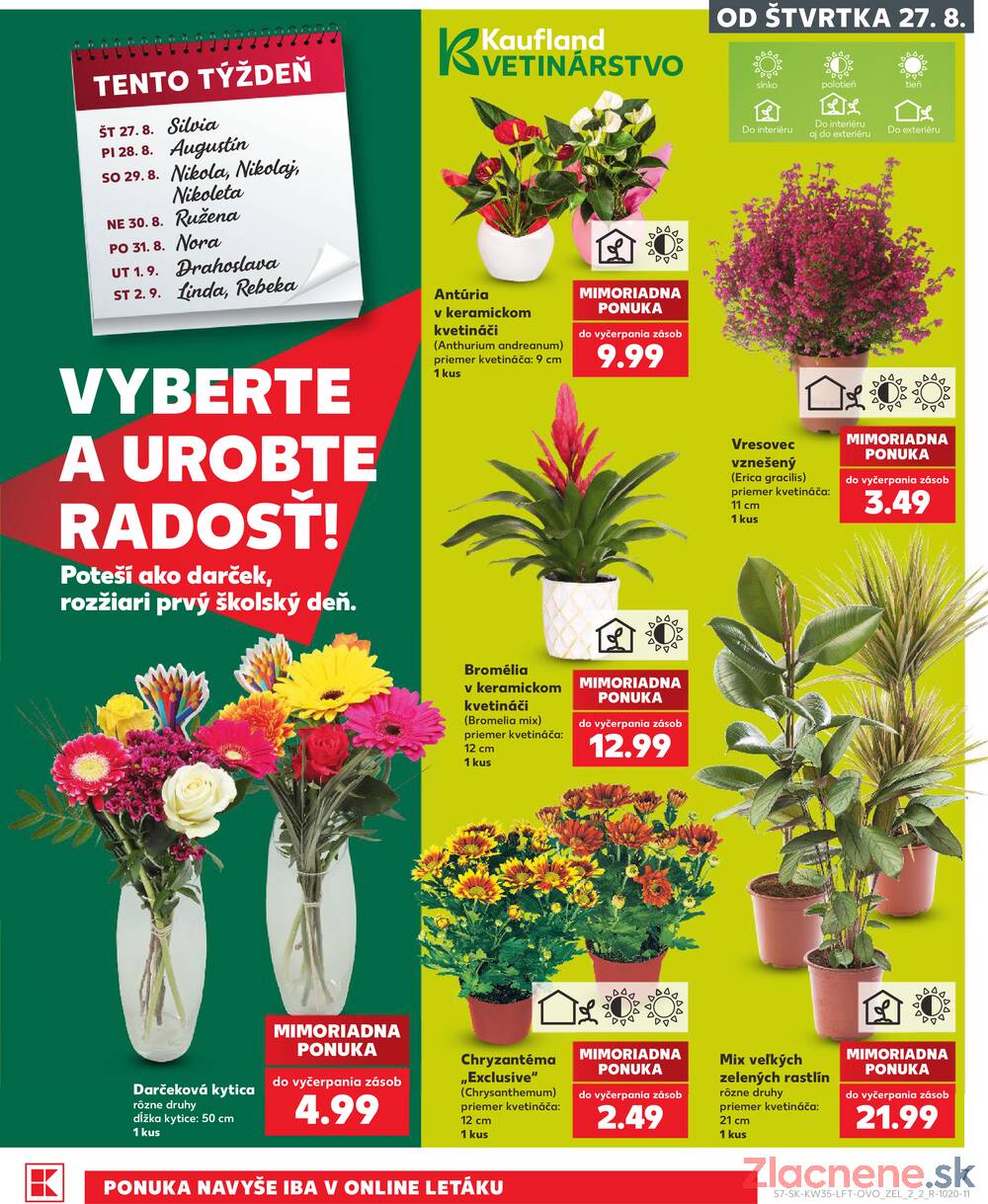 Kaufland 27.8. - 2.9. - Kaufland Bardejov