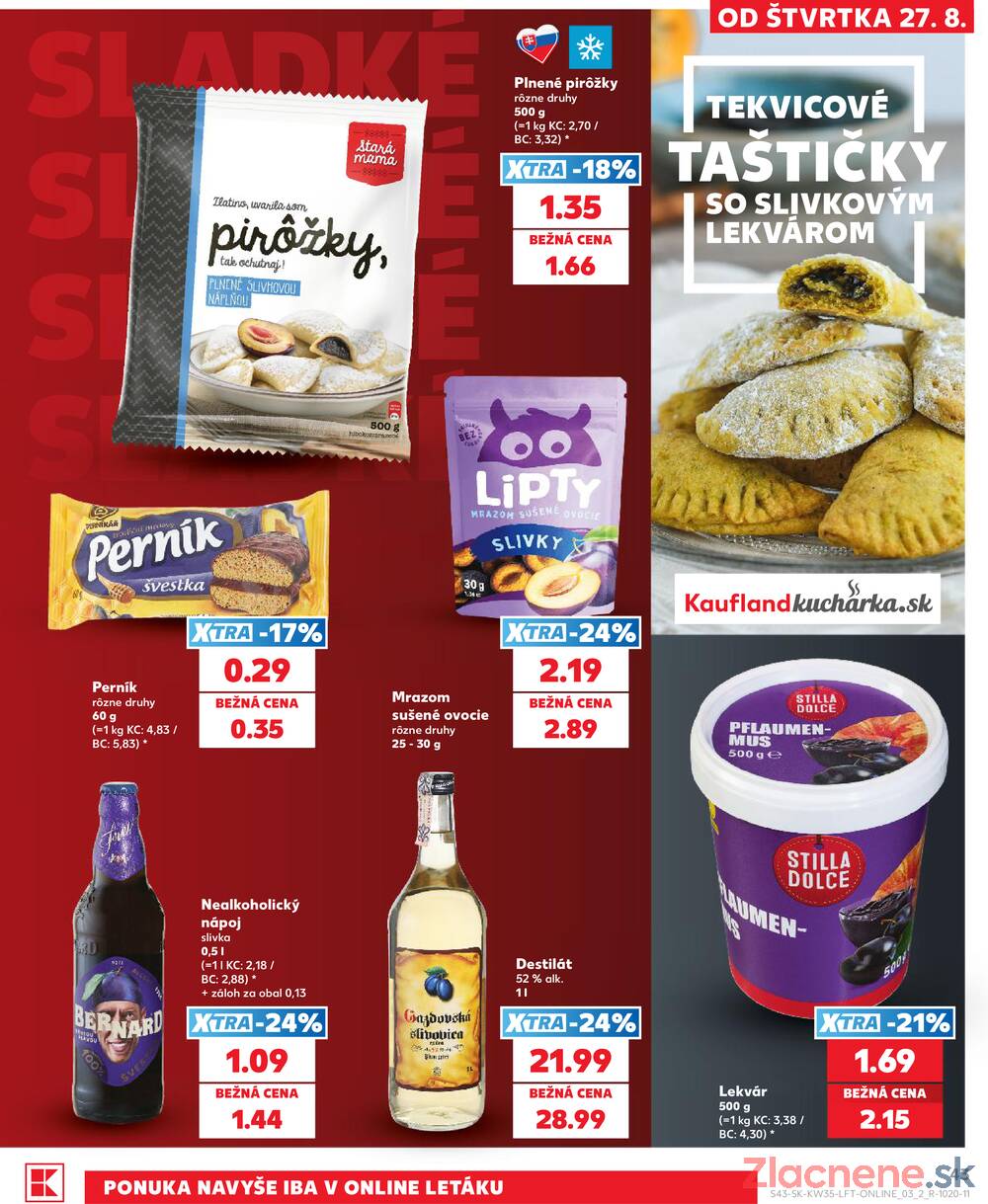 Kaufland 27.8. - 2.9. - Kaufland Bardejov