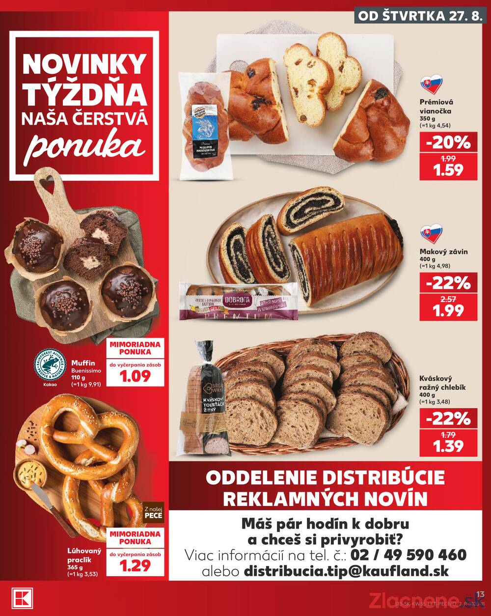 Kaufland 27.8. - 2.9. - Kaufland Púchov