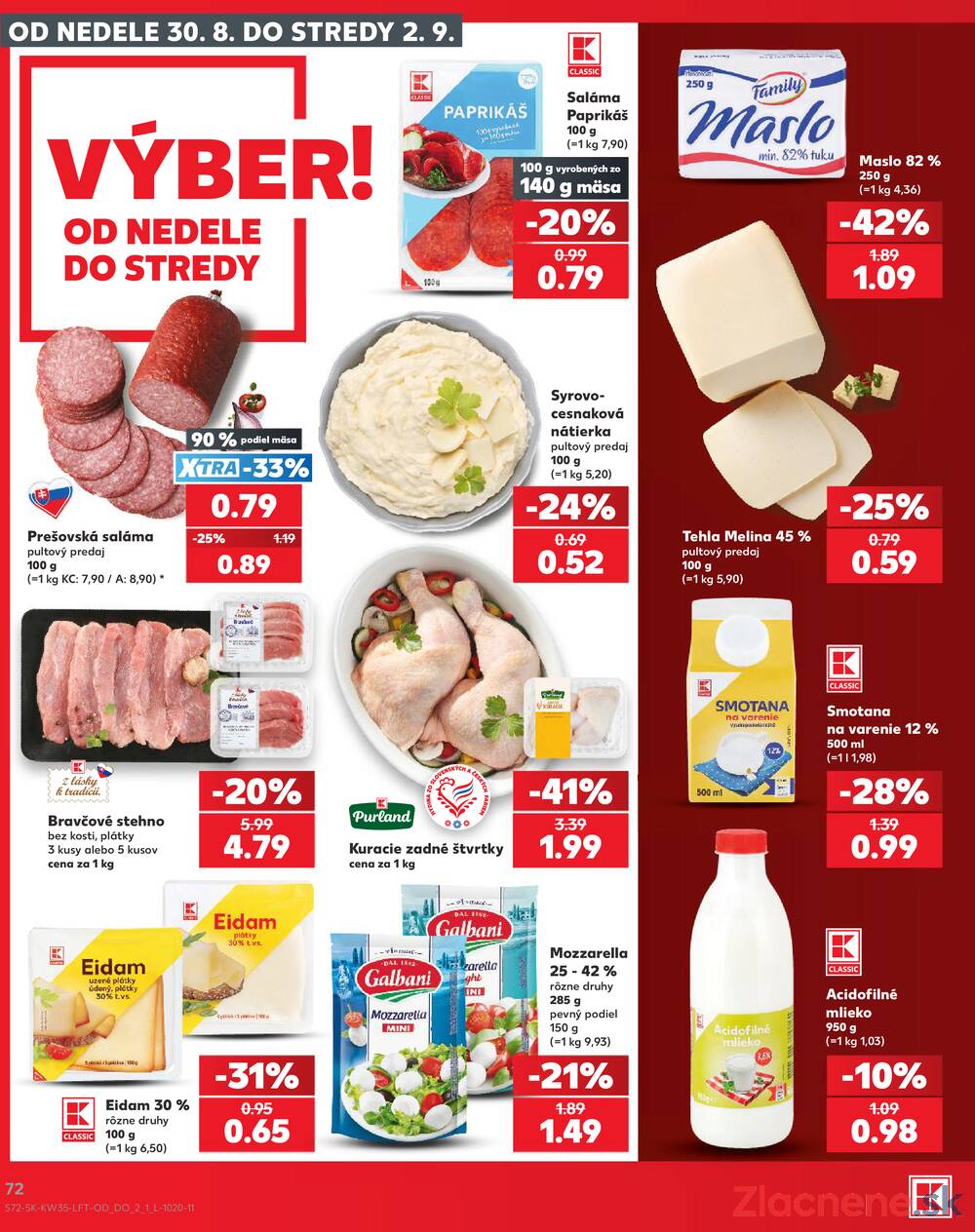 Kaufland 27.8. - 2.9. - Kaufland Poprad - Jiřího Wolkera