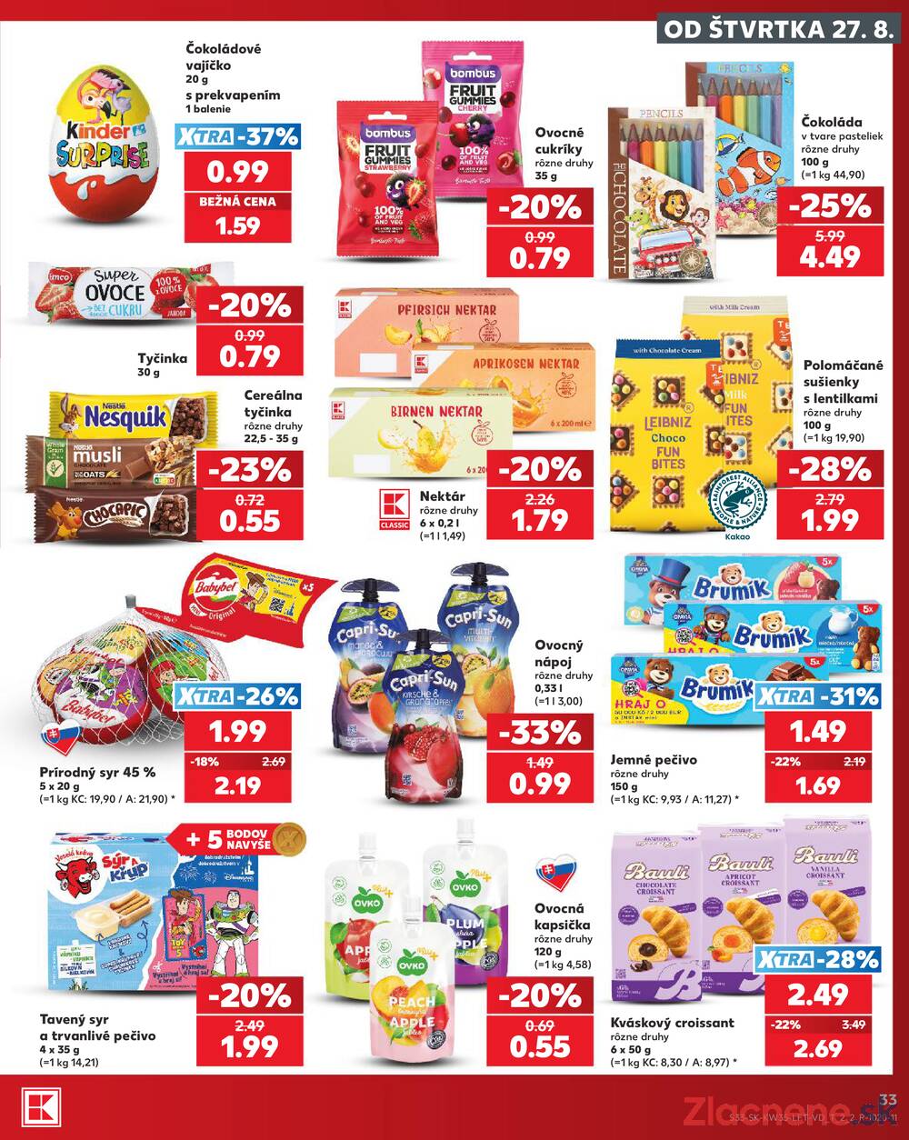 Kaufland 27.8. - 2.9. - Kaufland Veľký Meder