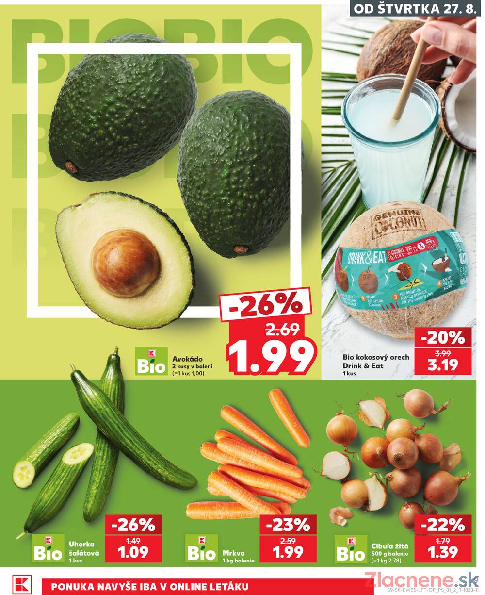Kaufland 27.8. - 2.9. - Kaufland Piešťany