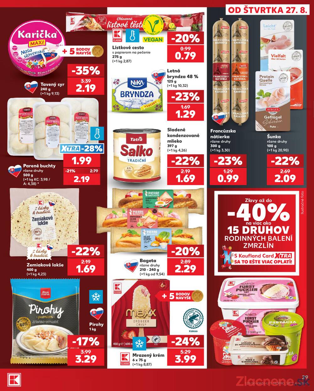 Kaufland 27.8. - 2.9. - Kaufland Piešťany